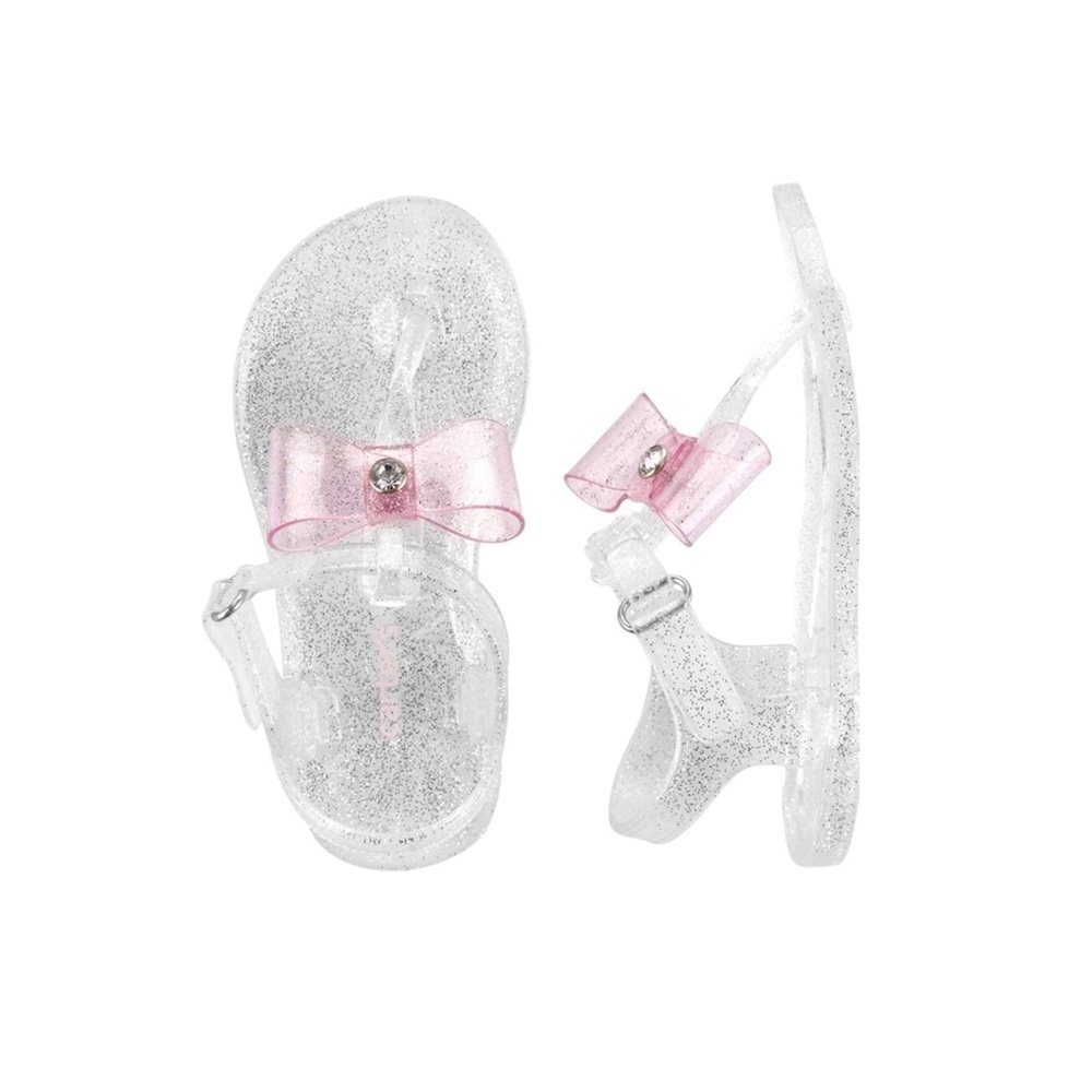 🆕 Carter’s Selena sparkly bow clear j…